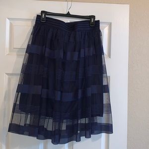 Pretty navy skirt